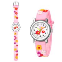 bracelets de montre pour enfants, Plastique, avec verre & plastique, pour le sport & pour les enfants, plus de couleurs à choisir Vendu par PC[