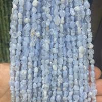Perles agates violet naturelles, agate pourpre, pepite, poli, DIY, bleu néerlandais Environ 40 cm, Vendu par brin