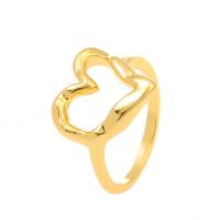 Zinc Alloy Finger Ring, Heart, plated, fashion jewelry & for woman 18mm [