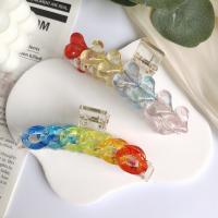 Hair Claw Clips, Acrylic, for woman 100mm [