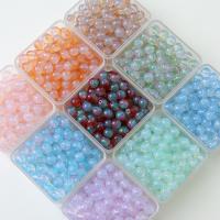 Plated Lampwork Beads, Round, DIY 10mm 