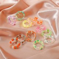 Acrylic Finger Ring, fashion jewelry & for woman, 20mm 