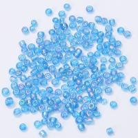 Transparent Lustered Glass seed Beads, Round, DIY 3mm 