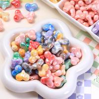 Plating Acrylic Beads, Heart, DIY 20mm [