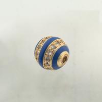 Perle en argent sterling zircone cubique pavent, Argent sterling 925, Placage de couleur d'or, DIY & pavé de micro zircon, plus de couleurs à choisir Environ 0.1mm, Vendu par PC[