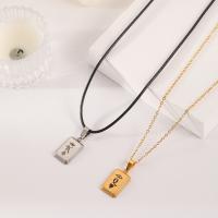 Couple Stainless Steel Necklace, 304 Stainless Steel, with 1.97inch,2.36inch extender chain, plated, 2 pieces & fashion jewelry & Unisex Approx 19.69 Inch, Approx 17.72 Inch [
