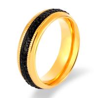 Нержавеющая сталь Rhinestone палец кольцо, Нержавеющая сталь 316, Кольцевая форма, вакуумное ионное покрытие, разный размер для выбора & Женский & со стразами, Много цветов для выбора, 6mm, продается PC