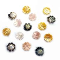 Shell Bead Cap, Flower, DIY 10mm [