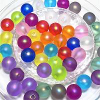 Perles acryliques dépolies, Acrylique, Rond, DIY, plus de couleurs à choisir, 16mm Vendu par sac