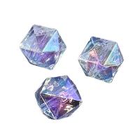 Two Tone Acrylic Beads, Square, DIY 16mm 