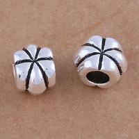 Zinc Alloy Spacer Beads, antique silver color plated, vintage & DIY Approx 