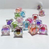 Perles acryliques plaquée, Acrylique, lanterne, DIY, plus de couleurs à choisir, 14mm Vendu par sac[