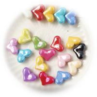 Plating Acrylic Beads, Heart, DIY 