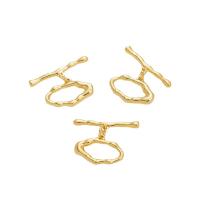 Brass Toggle Clasp, real gold plated, DIY 25mm 