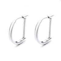 Sterling Silver Drop Earring, 925 Sterling Silver, Letter D, Antique finish, fashion jewelry & for woman, 13mm [