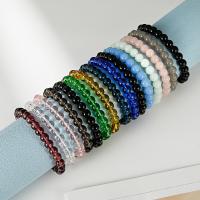 Lampwork Bracelets, handmade, 5 pieces & fashion jewelry & Unisex, mixed colors, 8mm Approx 7.48 Inch [
