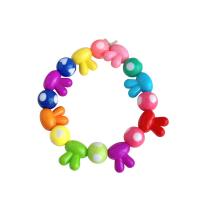 Resin Bracelets & for children, multi-colored 