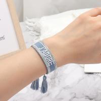Friendship Bracelets, Polyester, fashion jewelry & with rhinestone 20mm Approx 15 cm 
