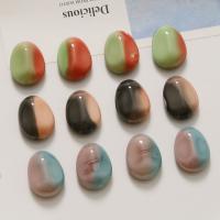 Resin Earring Drop Component, Oval, DIY 
