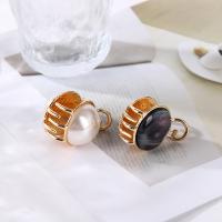 Hair Claw Clips, Zinc Alloy, with Plastic Pearl, Mini & for woman [