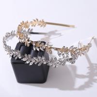 Bridal Tiaras, Zinc Alloy, with Crystal, fashion jewelry & for woman & with rhinestone 20mm, Inner Approx 135mm 