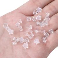 Silicone Ear Nut Component, DIY clear, Approx [