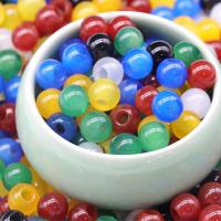 Perles de pierre gemme mixte, Rond, DIY & différents matériaux pour le choix, plus de couleurs à choisir, 10mm Environ 4mm, Vendu par PC[