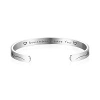 Stainless Steel Cuff Bangle, 304 Stainless Steel, fashion jewelry & for woman, original color Inner Approx 62mm 