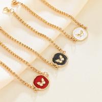 Enamel Zinc Alloy Bracelets, with 1.96inch extender chain, fashion jewelry & for woman Approx 7.08 Inch [