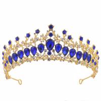 Bridal Tiaras, Zinc Alloy, with Crystal, fashion jewelry & for woman & with rhinestone Inner Approx 155mm 