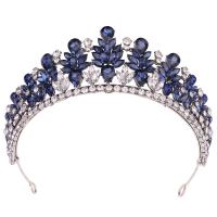 Bridal Tiaras, Zinc Alloy, with Crystal, fashion jewelry & for woman & with rhinestone Inner Approx 155mm [