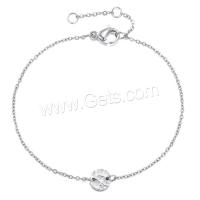 Stainless Steel Chain Bracelets, 316L Stainless Steel, with 3cm extender chain, Flat Round, Vacuum Ion Plating, fashion jewelry & for woman 6mm Approx 15 cm [