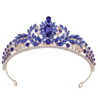 Bridal Tiaras, Zinc Alloy, with Crystal, fashion jewelry & for woman & with rhinestone Inner Approx 145mm [