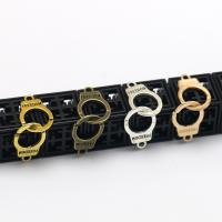Zinc Alloy Jewelry Pendants, Handcuffs, plated, fashion jewelry & DIY & double-hole 