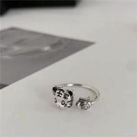 Zinc Alloy Finger Ring, silver color plated, fashion jewelry & for woman [