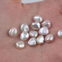 Perles nacres sans trou de culture d'eau douce, perle d'eau douce cultivée, Naturel & bijoux de mode & style différent d'emballage pour le choix & DIY & aucun trou, blanc, 7-8mm, Vendu par PC[