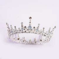 Bridal Tiaras, Zinc Alloy, with Crystal, fashion jewelry & for woman & with rhinestone Inner Approx 150mm [