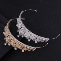 Bridal Tiaras, Zinc Alloy, fashion jewelry & for woman & with rhinestone Inner Approx 145mm 