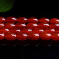 Perles Agates rouges naturelles, agate rouge, poli, DIY & normes différentes pour le choix, rouge Environ 36.5-40 cm, Vendu par brin[