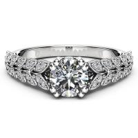 Anneau de diamant d'alliage de zinc sans nickel, Placage de couleur platine, bijoux de mode & normes différentes pour le choix & pour femme & avec strass, Vendu par PC[