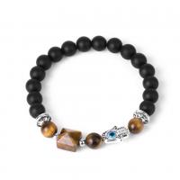 Gemstone Bracelets, with Brass, fashion jewelry & for woman Approx 7.48 Inch [