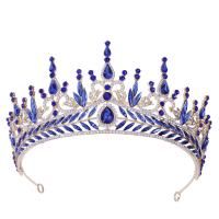 Bridal Tiaras, Zinc Alloy, with Crystal, fashion jewelry & for woman & with rhinestone Inner Approx 165mm 