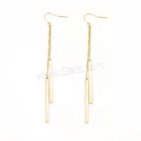 Stainless Steel Drop Earring, 304 Stainless Steel, Vacuum Ion Plating, fashion jewelry & for woman 5cm,3cm [
