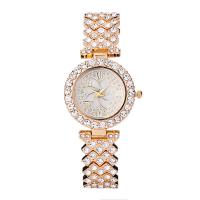 Women Wrist Watch, Zinc Alloy, with Glass, waterproofless & Chinese movement & for woman & with rhinestone Approx 21 cm 