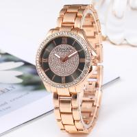 Women Wrist Watch, Zinc Alloy, with Glass & 304 Stainless Steel, waterproofless & Chinese movement & for woman & with rhinestone 30mm Approx 21 cm 