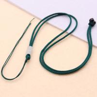 Collar de cuerda, Polipropileno Nylon, hecho a mano, unisexo, más colores para la opción, 2.5mm, longitud:aproximado 35 cm, Vendido por UD[