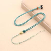 Collar de cuerda, Polipropileno Nylon, hecho a mano, unisexo, más colores para la opción, 2mm, longitud:aproximado 34 cm, Vendido por UD[