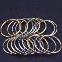 Brass Ring Jump Abierta, metal, Donut, chapado, Bricolaje & diverso tamaño para la opción, más colores para la opción, aproximado 1000PCs/Bolsa, Vendido por Bolsa[