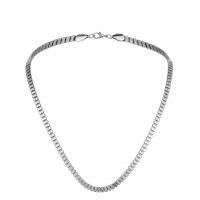 Zink Legierung Halskette, Zinklegierung, Modeschmuck & für den Menschen, Länge:ca. 25 ZollInch, verkauft von PC[