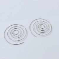 Zinc Alloy Stud Earring, plated, fashion jewelry & for woman 42mm [